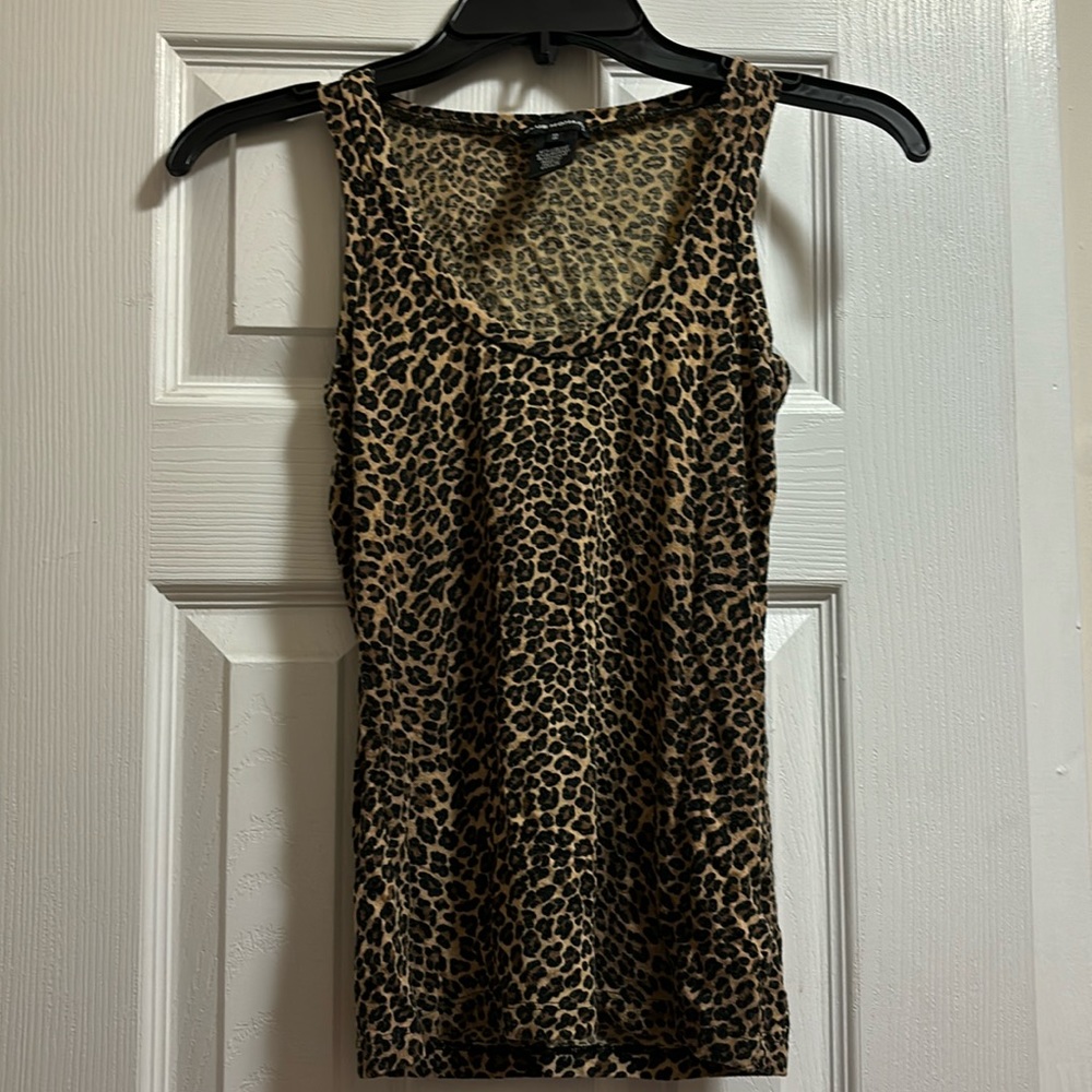 Leopard tank top